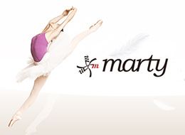 バレエ・ダンス愛好家の中では広く知られている信頼のブランド、マーティー